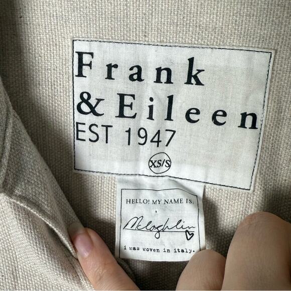 Frank & Eileen Mcloghlin Utility Shirt in Natural XS - Picture 8 of 10